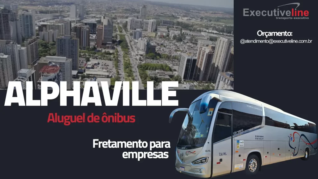 imagem de ônibus e imagem de Alphaville
